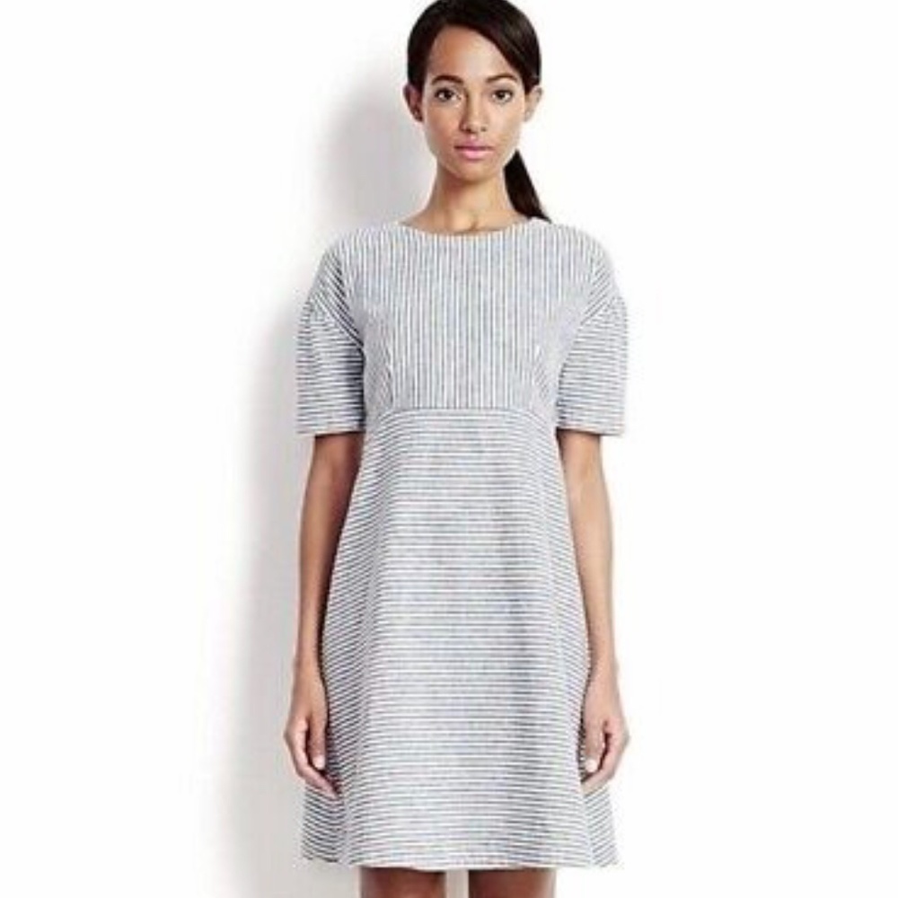 Land's End Linen Cotton Blend Dress